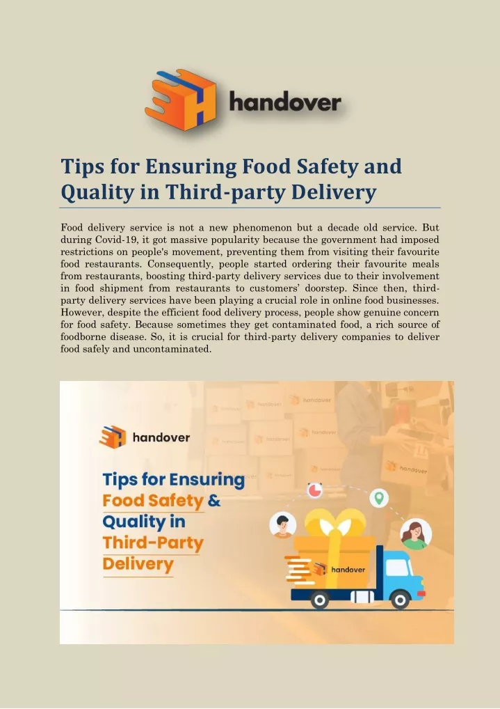 tips for ensuring food safety and quality