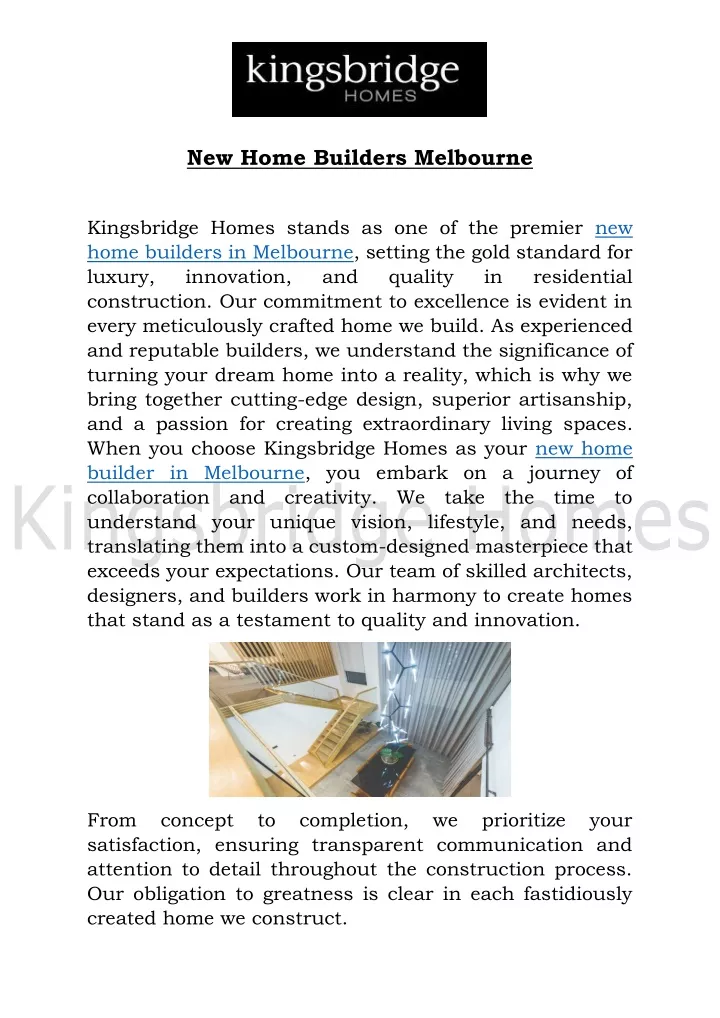 new home builders melbourne