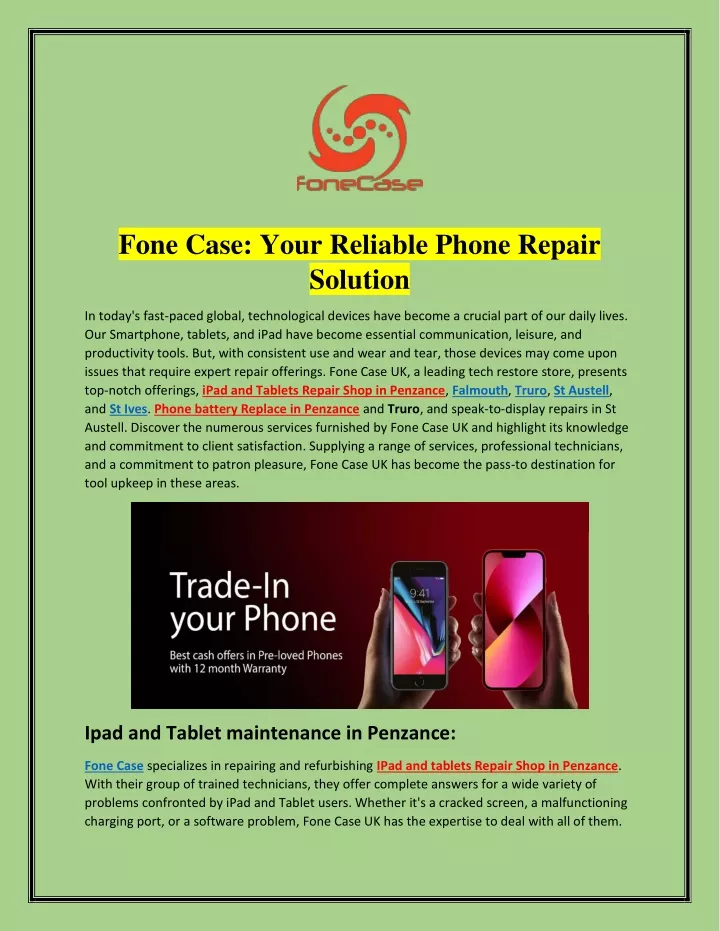 fone case your reliable phone repair solution