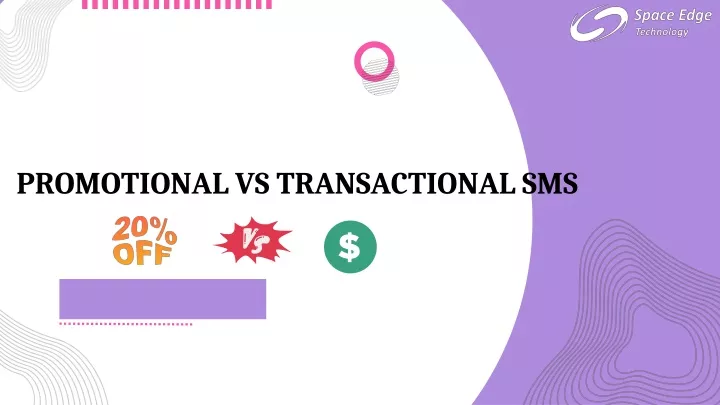 promotional vs transactional sms