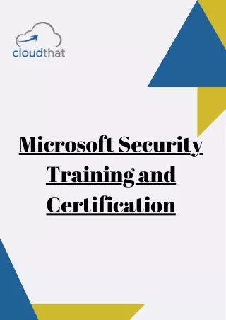 Microsoft-security CloudThat