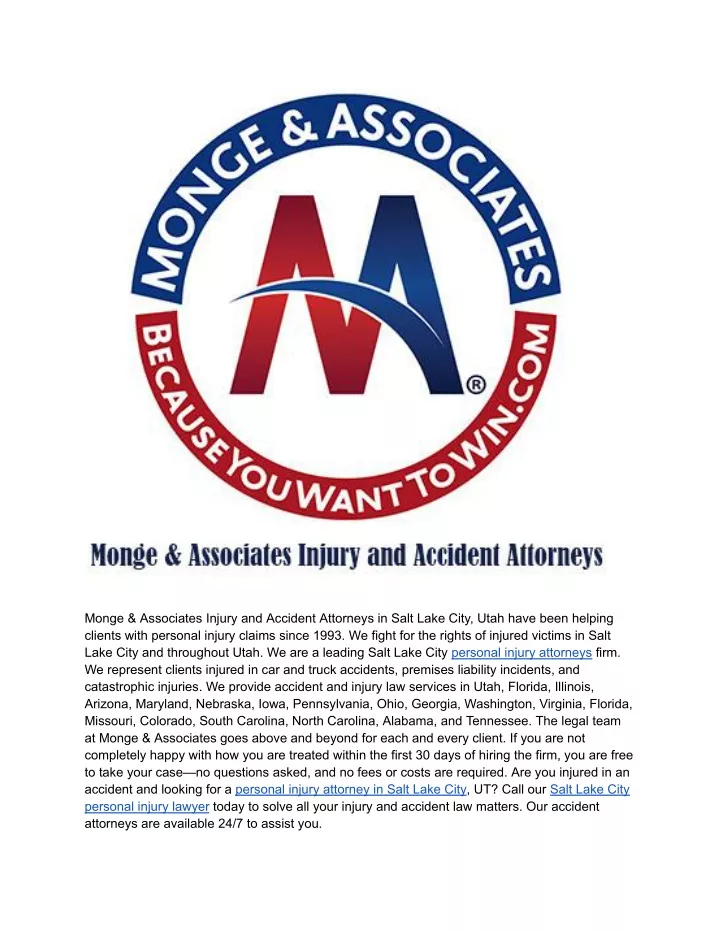 monge associates injury and accident attorneys