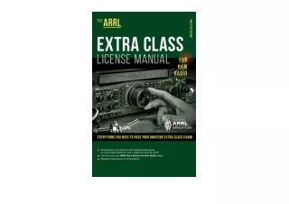 Download PDF The ARRL Extra Class License Manual unlimited