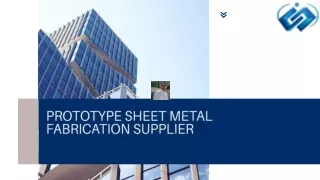 Prototype sheet metal fabrication supplier