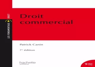 READ [PDF] Les Fondamentaux - Droit commercial (French Edition)