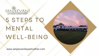 5 steps to mental well being