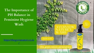 The Importance of PH Balance in Feminine Hygiene Wash