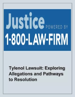 Tylenol Lawsuit