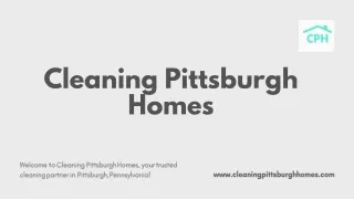 CleaningPittsburghHomes - Best Professional House Cleaners in Pittsburgh
