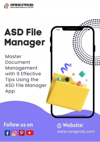 Master Document Management with 9 Effective Tips Using the ASD File Manager App