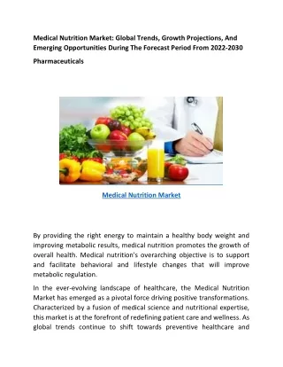 Medical Nutrition Market
