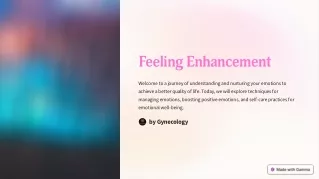 Feeling-Enhancement