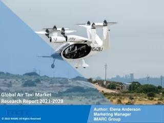 Global Air Taxi Market Trends, Size, Share, 2023-2028