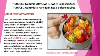 Truth CBD Gummies Reviews 1