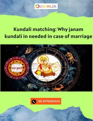 Kundali matching Why janam kundali in needed in case of marriage