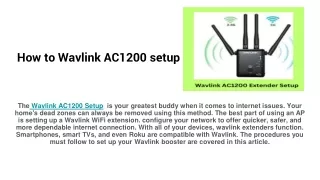 How to Wavlink AC1200 setup (2)