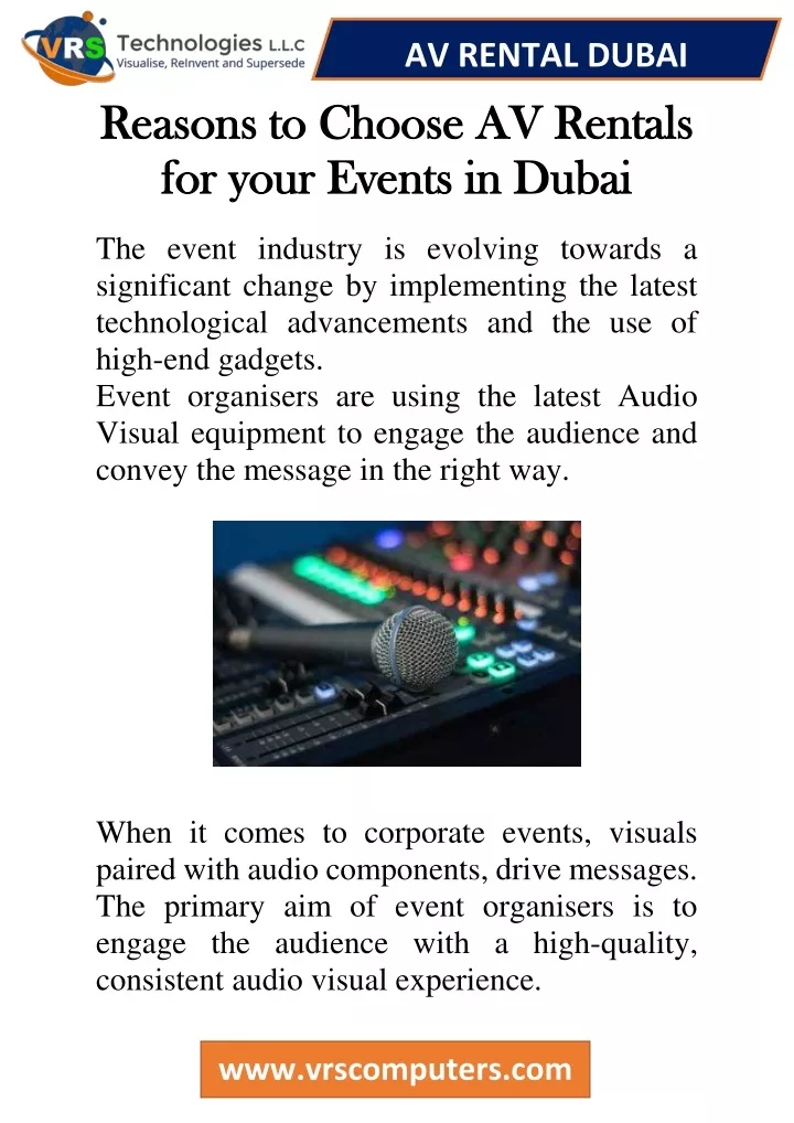 av rental dubai