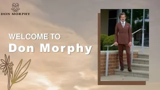 Top Handmade Custom Suits | Don Morphy