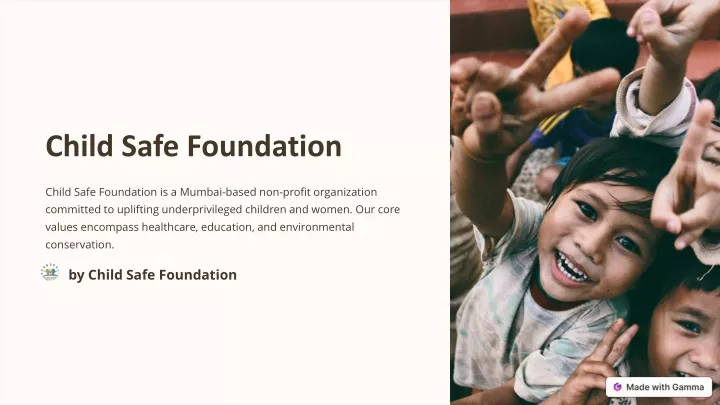 child safe foundation