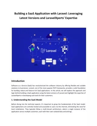 building a saas application with laravel