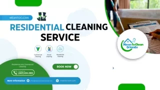 Make Your Home Look Stunning And New With Local Residential Cleaning Services