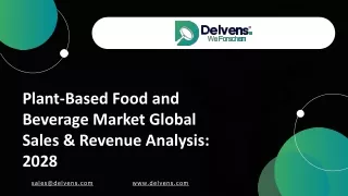 Plant-Based Food and Beverage Market Research Report