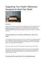 Supporting Your Health_ Mattresses Designed for Back Pain Relief - slide 1