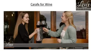 Carafe for Wine