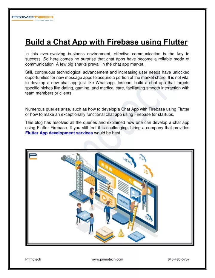 build a chat app with firebase using flutter