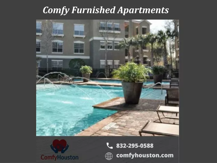 comfy furnished apartments