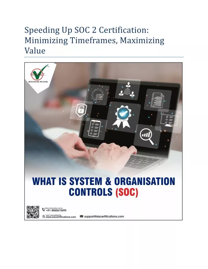 speeding up soc 2 certification minimizing