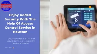Access Control Service in Houston | Avenger Security Houston