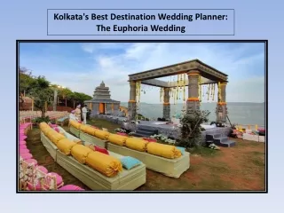 Kolkata's Best Destination Wedding Planner