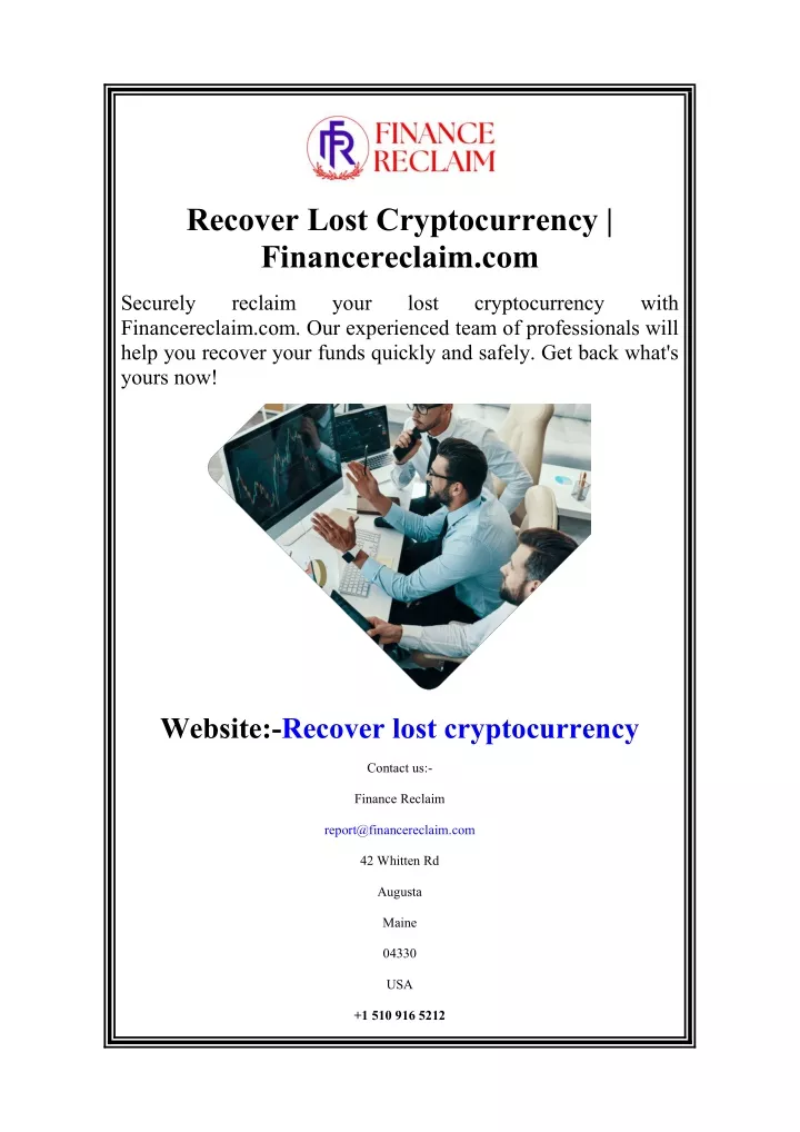 recover lost cryptocurrency financereclaim com
