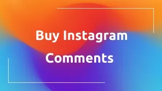 Buy Instagram Comments | QQHippo.In