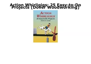 PDF Read Online Action Whirligigs: 25 Easy-to-Do Projects (Dover Woodworking) do