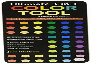 Download Ultimate 3-in-1 Color Tool: -- 24 Color Cards with Numbered Swatches --