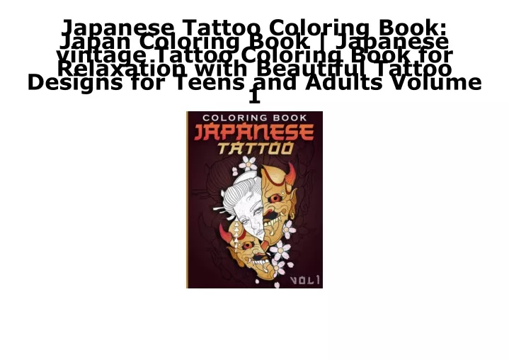 japanese tattoo coloring book japan coloring book