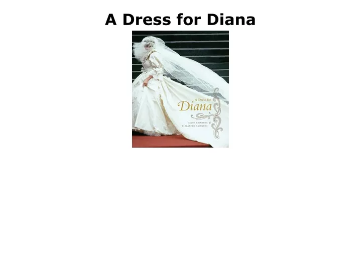 a dress for diana