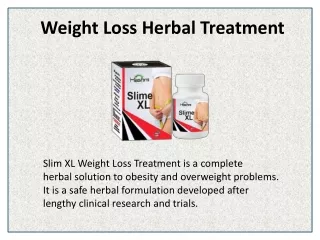 Slim XL Weight loss Capsules for India