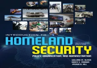 get [PDF] Download Introduction to Homeland Security: Policy, Organization, and Administration