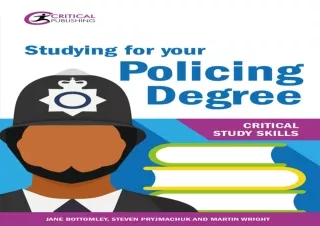 PDF/READ Studying for your Policing Degree (Critical Study Skills: Police)