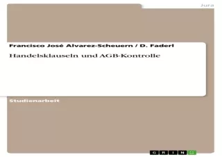 READ [PDF] Handelsklauseln und AGB-Kontrolle (German Edition)