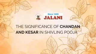 The Significance of Chandan Kesar in Shivling Pooja