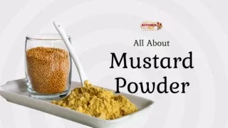 All About Mustard Powder - Spice Wholesalers in South Africa - Kitchenhutt Spices