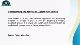 Understanding the Benefits of Custom Vinyl Stickers