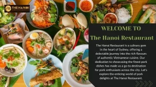 The Hanoi Restaurant - A Pork Lover's Paradise in Sydney