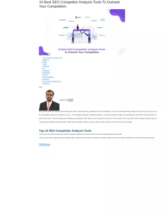 10 best seo competitor analysis tools to outrank