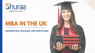 MBA in the UK Universities, Colleges, and Fees in 2023