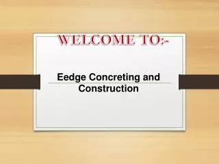 welcome to